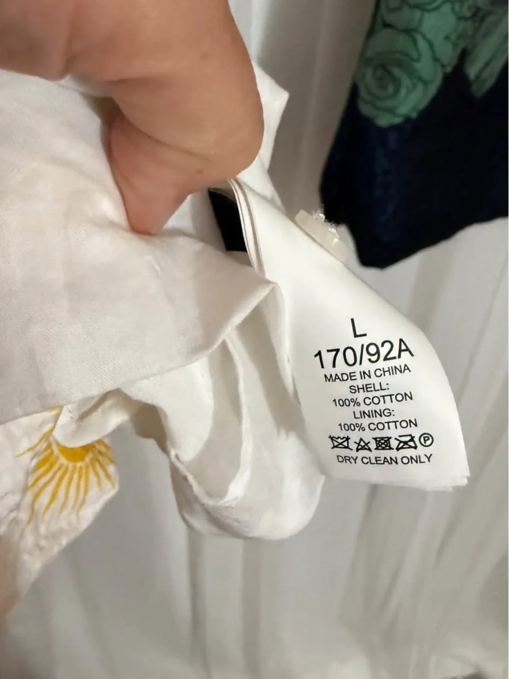 kate spade White Dress with Yellow sun Print